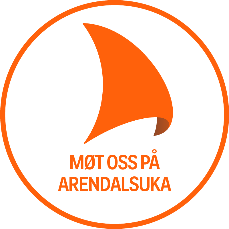 Utsikt over Arendal sentrum
